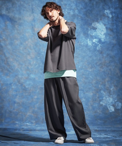 Jih Nunc(ジーヌンク)の「mp14620-ストレッチワイドバルーンパンツ(JIH-R1178)(その他パンツ・メンズ・ネイビー/ブラック/グレー・S/M/L)」の13枚目の写真