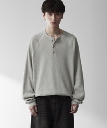 RUUBON | 【RUUBON】henley neck long sleeve Tee/ヘンリーネック ロングスリーブTシャツ/ロンT(Tシャツ/カットソー)