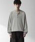 RUUBON（ルーボン）の「【RUUBON】henley neck long sleeve Tee/ヘンリーネック ロングスリーブTシャツ/ロンT（Tシャツ/カットソー・S）」