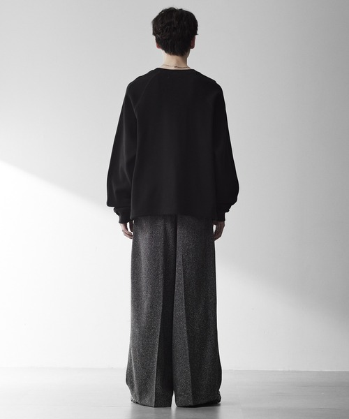 RUUBON（ルーボン）の「【RUUBON】henley neck long sleeve Tee/ヘンリーネック ロングスリーブTシャツ/ロンT（Tシャツ/カットソー・メンズ・ブラック/ライトグレー・S/M/L）」の20枚目の写真