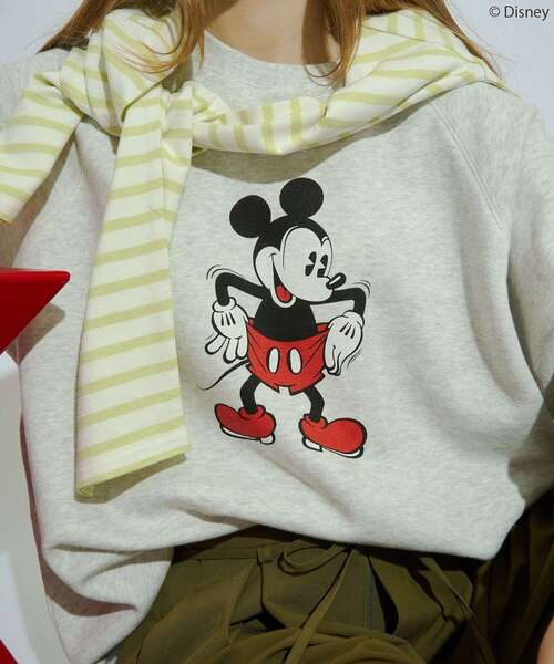 Disney（ディズニー）の「【Mickey&Friends】ビンテージ風スウェット（スウェット・レディース・グレー系その他/チャコールグレー/ホワイト系その他・FREE）」の12枚目の写真