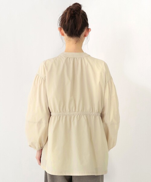 Afternoon Tea（アフタヌーンティー）の「タフタギャザーコート（その他アウター・レディース・ライトグリーン/アイボリー・MEDIUM）」の3枚目の写真