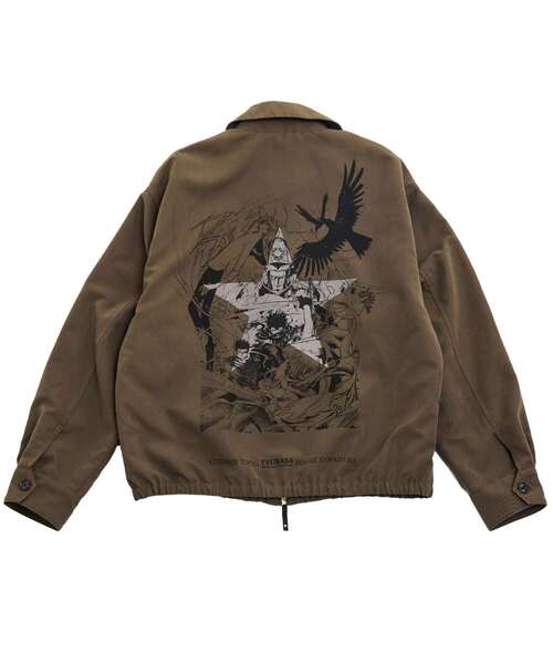 CONVERSE TOKYO(コンバーストウキョウ)の「【CLAMP】『ツバサ-RESERVoir CHRoNiCLE-』GRAPHIC COACH JACKET(ブルゾン・レディース・ブラウン・FREE)」の3枚目の写真