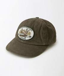 OUTSTANDING（アウトスタンディング）の「VINTAGE COTTON CAP(HUNTING CLUB)_OLIVE（キャップ）」