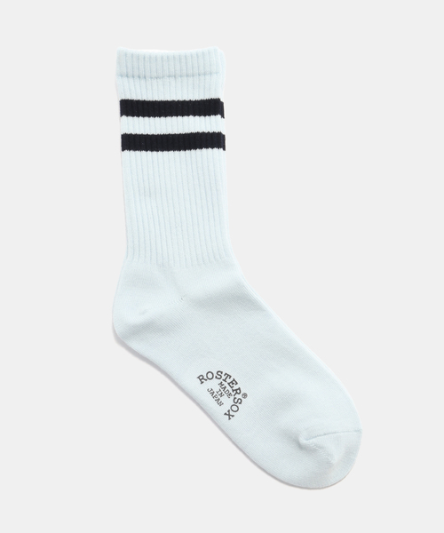ROSTER SOX（ロスターソックス）の「【ROSTER SOX /ロスターソックス】LINE SOCKS（ソックス/靴下・レディース・チャコールグレー/ブラウン/ベージュ/ブルー・FREE）」の4枚目の写真