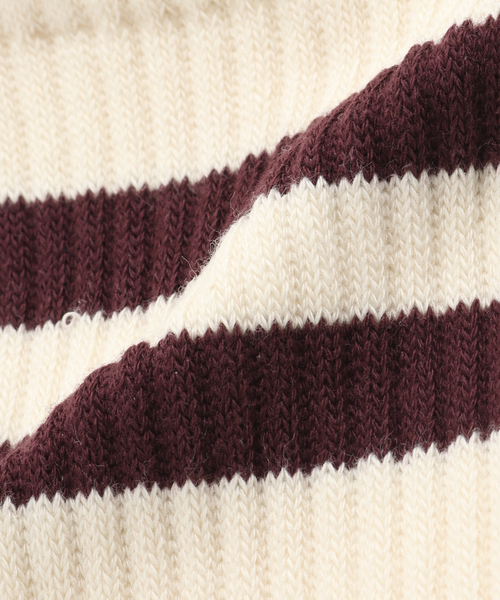 ROSTER SOX（ロスターソックス）の「【ROSTER SOX /ロスターソックス】LINE SOCKS（ソックス/靴下・レディース・チャコールグレー/ブラウン/ベージュ/ブルー・FREE）」の8枚目の写真