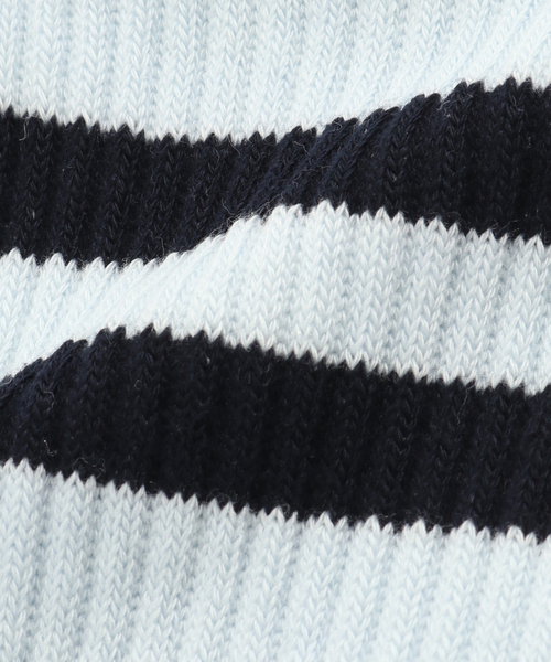 ROSTER SOX（ロスターソックス）の「【ROSTER SOX /ロスターソックス】LINE SOCKS（ソックス/靴下・レディース・チャコールグレー/ブラウン/ベージュ/ブルー・FREE）」の9枚目の写真