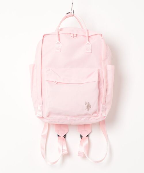 U.S. POLO ASSN.（ユーエスポロアッスン）の「【U.S. POLO ASSN.】ユーエスポロアッスン スクエアリュック USPA-2740（バックパック/リュック・レディース・オフホワイト/グリーン/ピンク/ベージュ/ネイビー/イエロー・FREE）」の6枚目の写真