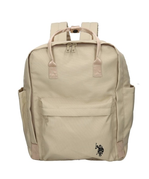 U.S. POLO ASSN.(ユーエスポロアッスン)の「【U.S. POLO ASSN.】ユーエスポロアッスン スクエアリュック USPA-2740(バックパック/リュック・レディース・オフホワイト/グリーン/ピンク/ベージュ/ネイビー/イエロー・FREE)」の2枚目の写真