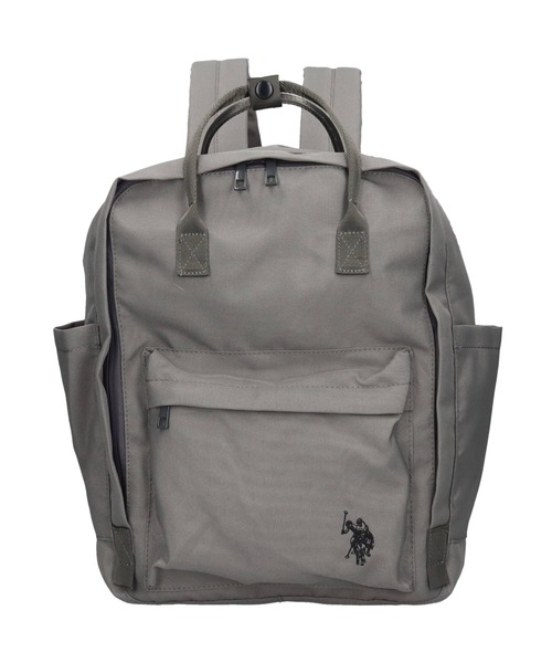 U.S. POLO ASSN.(ユーエスポロアッスン)の「【U.S. POLO ASSN.】ユーエスポロアッスン スクエアリュック USPA-2740(バックパック/リュック・レディース・オフホワイト/グリーン/ピンク/ベージュ/ネイビー/イエロー/ブラック/グレー/ブルー/レッド・FREE)」の3枚目の写真