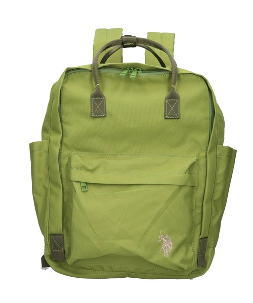 U.S. POLO ASSN.(ユーエスポロアッスン)の「【U.S. POLO ASSN.】ユーエスポロアッスン スクエアリュック USPA-2740(バックパック/リュック・レディース・オフホワイト/グリーン/ピンク/ベージュ/ネイビー/イエロー・FREE)」の3枚目の写真