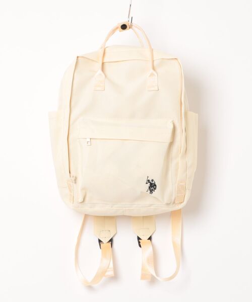 U.S. POLO ASSN.(ユーエスポロアッスン)の「【U.S. POLO ASSN.】ユーエスポロアッスン スクエアリュック USPA-2740(バックパック/リュック・レディース・オフホワイト/グリーン/ピンク/ベージュ/ネイビー/イエロー/ブラック/グレー/ブルー/レッド・FREE)」の19枚目の写真