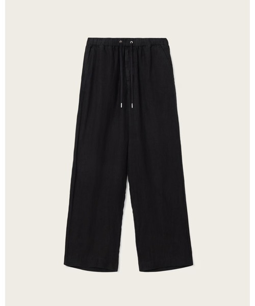 ALLSAINTS(オールセインツ)の「SHARP STRAIGHT LEG LINEN TROUSERS | SHARP ストレート レッグ リネン トラウザー(その他パンツ・メンズ・ブラック系その他・X-SMALL/SMALL/MEDIUM/LARGE)」の8枚目の写真