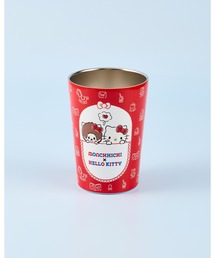 sanrio（サンリオ）の「【 monchicchi × sanrio 】 モンチッチ×ハローキティ　2WAY真空二重タンブラー　TOA（グラス/マグカップ/タンブラー）」