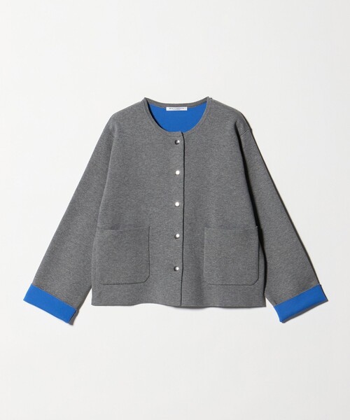BEAUTY&YOUTH UNITED ARROWS(ビューティーアンドユースユナイテッドアローズ)の「【WEB限定 Wardrobe DAILY MINIMAL】バイカラー スナップボタンカーディガン ウォッシャブル(カーディガン/ボレロ・レディース・ベージュ/グレー系/ナチュラル・FREE)」の18枚目の写真