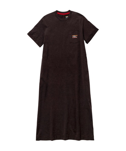 L.L.Bean(エルエルビーン)の「【JAPAN EDITION】カーメル・ショートスリーブ・ドレス(ワンピース・レディース・チョコ/ブラック系/イエロー系・MEDIUM)」の3枚目の写真