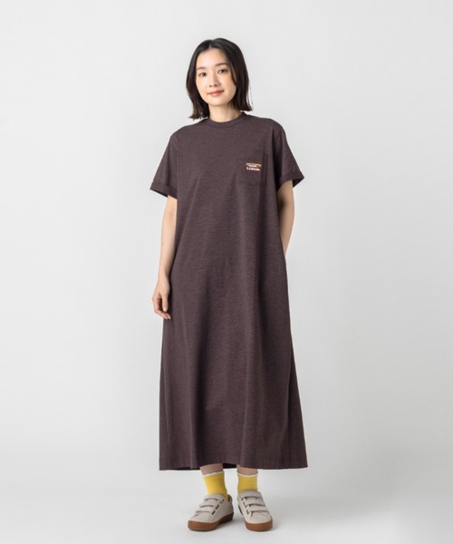 L.L.Bean(エルエルビーン)の「【JAPAN EDITION】カーメル・ショートスリーブ・ドレス(ワンピース・レディース・チョコ/ブラック系/イエロー系・MEDIUM)」の4枚目の写真