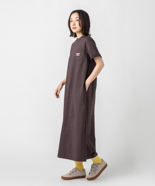 L.L.Bean(エルエルビーン)の「【JAPAN EDITION】カーメル・ショートスリーブ・ドレス(ワンピース・レディース・チョコ/ブラック系/イエロー系・MEDIUM)」の5枚目の写真