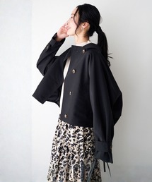 Ehre style（エーレスタイル）の「働く私にベスト！ジャケット以上 トレンチ未満 ドルマンアウター（その他アウター）」
