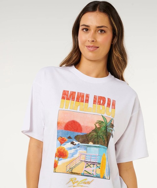 rip curl(リップカール)の「RIP CURL/リップカール 半袖Tシャツ レディース HAYLEY O HERITAGE TEE 0MTWTE(Tシャツ/カットソー・レディース・ピンク/ホワイト・XS/S)」の4枚目の写真