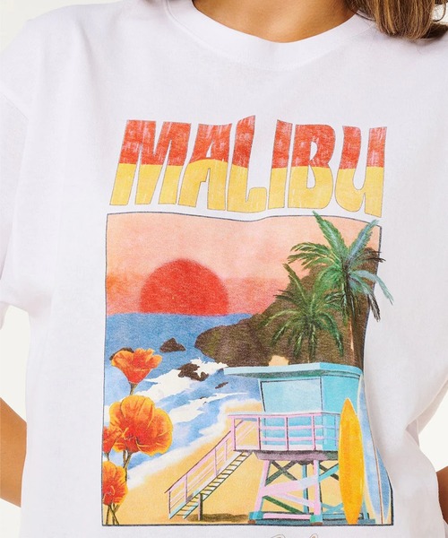 rip curl(リップカール)の「RIP CURL/リップカール 半袖Tシャツ レディース HAYLEY O HERITAGE TEE 0MTWTE(Tシャツ/カットソー・レディース・ピンク/ホワイト・XS/S)」の7枚目の写真