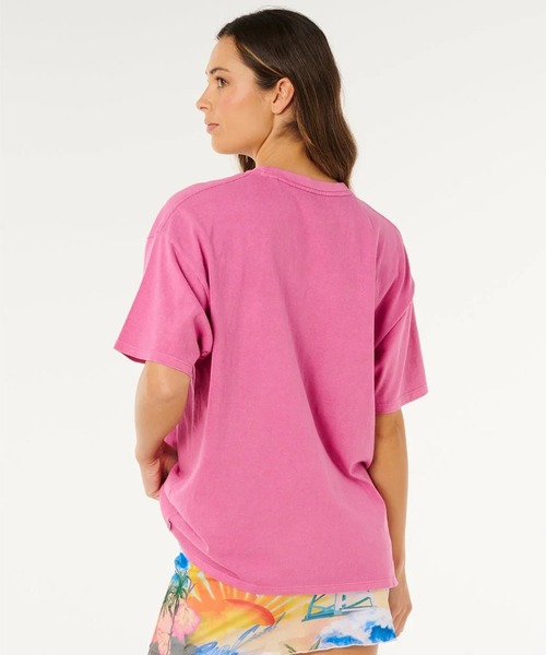 rip curl(リップカール)の「RIP CURL/リップカール 半袖Tシャツ レディース HAYLEY O HERITAGE TEE 0MTWTE(Tシャツ/カットソー・レディース・ピンク/ホワイト・XS/S)」の11枚目の写真