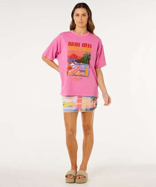 rip curl(リップカール)の「RIP CURL/リップカール 半袖Tシャツ レディース HAYLEY O HERITAGE TEE 0MTWTE(Tシャツ/カットソー・レディース・ピンク/ホワイト・XS/S)」の14枚目の写真