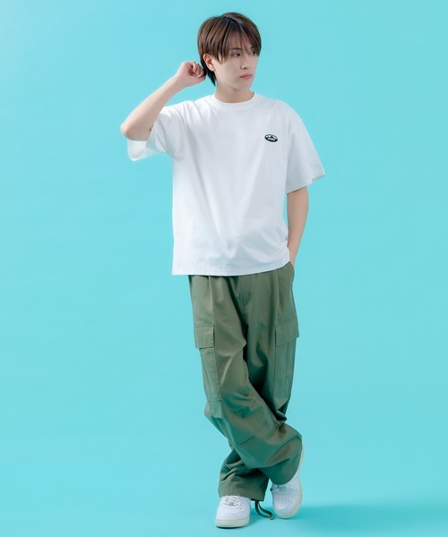 GERRY(ジェリー)の「【GERRY】吸汗速乾 オーバルワッペン/ボックスロゴ 半袖Tシャツ(Tシャツ/カットソー・メンズ・ホワイト系/ホワイト×ブラック/ブラック/ブラック系/ホワイト・X-LARGE/LARGE/MEDIUM)」の15枚目の写真