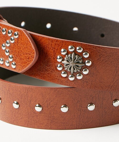 WHO'S WHO gallery(フーズフーギャラリー)の「スタッズベルト(ベルト・メンズ・ブラック/ブラウン・FREE)」の19枚目の写真