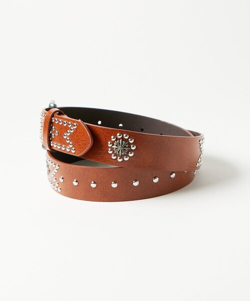 WHO'S WHO gallery(フーズフーギャラリー)の「スタッズベルト(ベルト・メンズ・ブラック/ブラウン・FREE)」の20枚目の写真