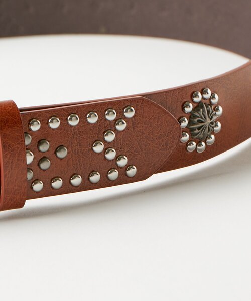 WHO'S WHO gallery(フーズフーギャラリー)の「スタッズベルト(ベルト・メンズ・ブラック/ブラウン・FREE)」の21枚目の写真