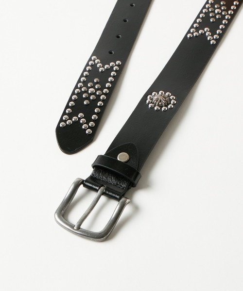 WHO'S WHO gallery(フーズフーギャラリー)の「スタッズベルト(ベルト・メンズ・ブラック/ブラウン・FREE)」の7枚目の写真