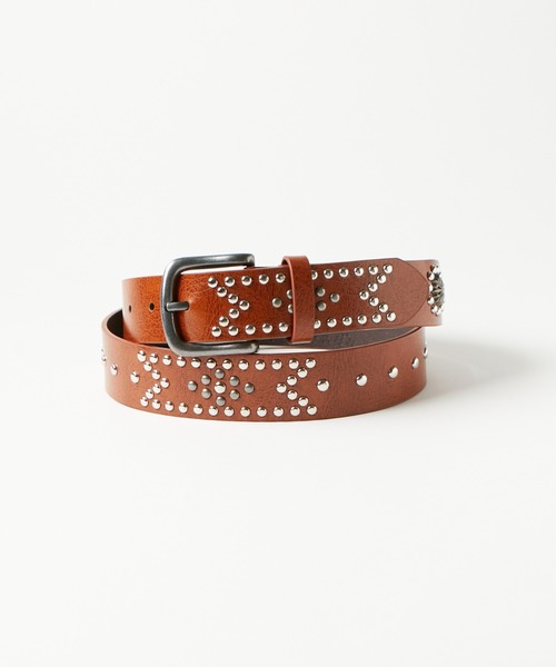 WHO'S WHO gallery(フーズフーギャラリー)の「スタッズベルト(ベルト・メンズ・ブラック/ブラウン・FREE)」の8枚目の写真