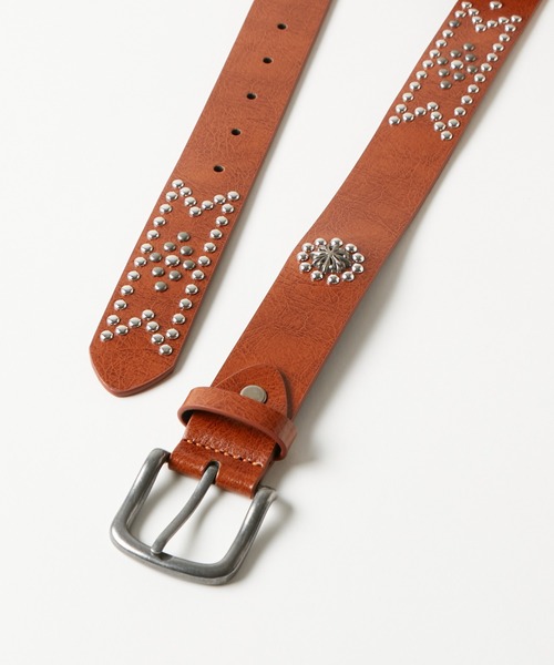 WHO'S WHO gallery(フーズフーギャラリー)の「スタッズベルト(ベルト・メンズ・ブラック/ブラウン・FREE)」の12枚目の写真