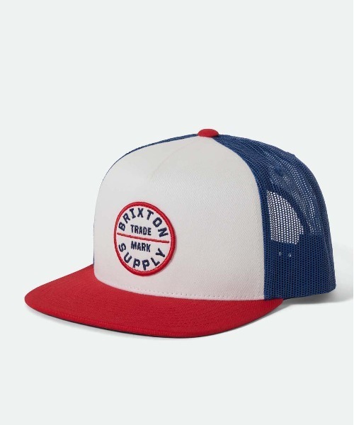 BRIXTON（ブリクストン）の「BRIXTON  OATH MP TRUCKER HAT / ブリクストン（キャップ・メンズ・ブラック/レッド/ブラウン・O/S）」の3枚目の写真