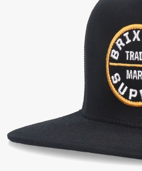BRIXTON（ブリクストン）の「BRIXTON  OATH MP TRUCKER HAT / ブリクストン（キャップ・メンズ・ブラック/レッド/ブラウン・O/S）」の9枚目の写真