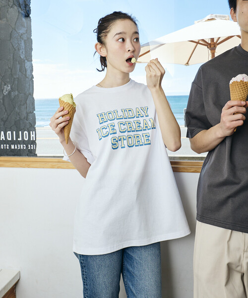 セール】限定展開 HOLIDAY ICECREAM×FREAK'S STORE 別注 ビッグ