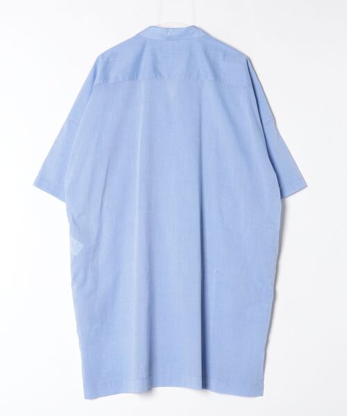 ROBES&CONFECTIONS（ローブスコンフェクションズ）の「Robes&Confections/ローブス&コンフェクションズ/コンパクトコットンローンシャンブレーSSシャツ（シャツ/ブラウス・レディース・ブルー/ネイビー・F）」の3枚目の写真