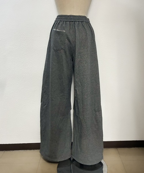 core core(コアコア)の「スター刺繍スウェットワイドパンツ(スウェットパンツ・レディース・ダークグレー/ピンク/ホワイト・L/M)」の20枚目の写真