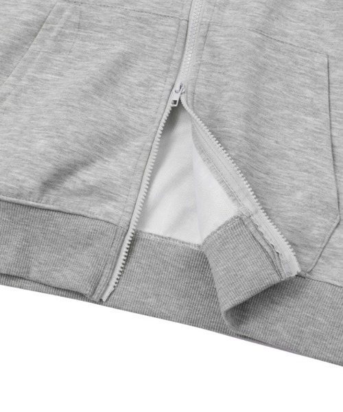 MUCENT(ムセント)の「A'GEM/9 × .kom 『MUCENT/ムセント』BACK LOGO 2-WAY HOOD ZIP-UP/バックロゴ 2 WAYジップアップパーカー(パーカー・レディース・ブラック/グレー・FREE)」の20枚目の写真