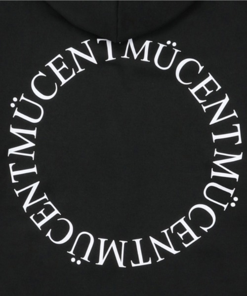 MUCENT(ムセント)の「A'GEM/9 × .kom 『MUCENT/ムセント』BACK LOGO 2-WAY HOOD ZIP-UP/バックロゴ 2 WAYジップアップパーカー(パーカー・レディース・ブラック/グレー・FREE)」の14枚目の写真