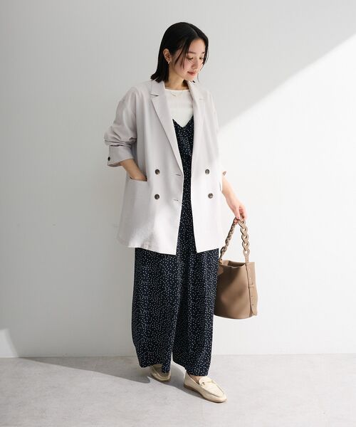 Green　Parks（グリーンパークス）の「フリルサロペット（サロペット/オーバーオール・レディース・グレー/ブルー系その他3/ブラック・FREE）」の21枚目の写真