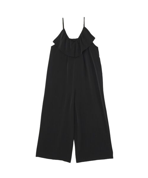 Green　Parks（グリーンパークス）の「フリルサロペット（サロペット/オーバーオール・レディース・グレー/ブルー系その他3/ブラック・FREE）」の5枚目の写真