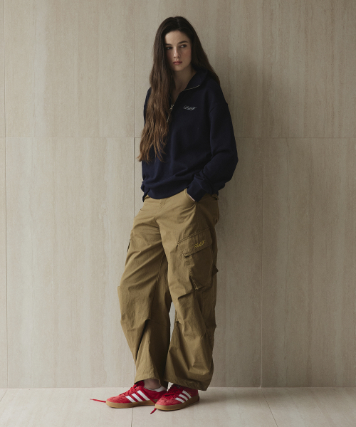 STUDIO&PARC（スタジオアンドパルク）の「Half-Zip Sweatshirt_Navy（スウェット・レディース・ネイビー・1）」の4枚目の写真
