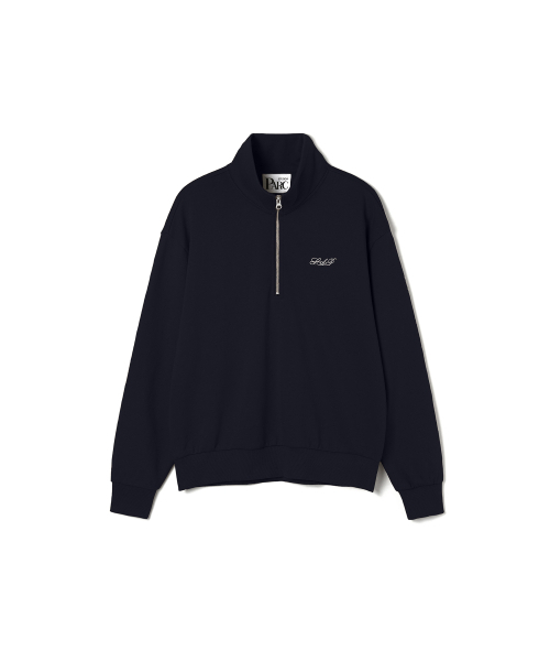 STUDIO&PARC（スタジオアンドパルク）の「Half-Zip Sweatshirt_Navy（スウェット・レディース・ネイビー・1）」の6枚目の写真