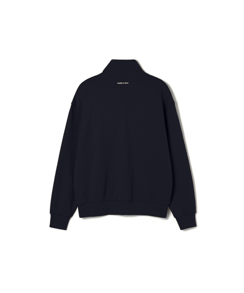 STUDIO&PARC（スタジオアンドパルク）の「Half-Zip Sweatshirt_Navy（スウェット・レディース・ネイビー・1）」の7枚目の写真