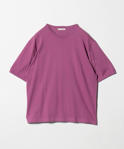 UNITED ARROWS(ユナイテッドアローズ)の「コットン ニット Tシャツ(Tシャツ/カットソー・メンズ・ダークブラウン/パープル/ケリーグリーン/ネイビー・S/XL/M/L)」の14枚目の写真