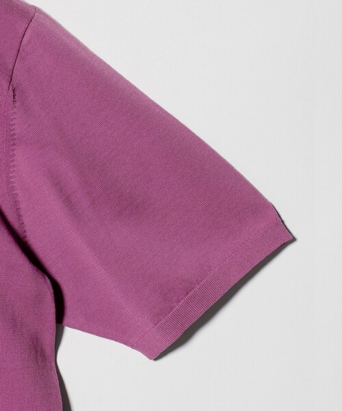 UNITED ARROWS(ユナイテッドアローズ)の「コットン ニット Tシャツ(Tシャツ/カットソー・メンズ・ダークブラウン/パープル/ケリーグリーン/ネイビー・S/XL/M/L)」の17枚目の写真