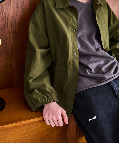 OSKR(オーエスケーアール)の「OSKR / オーエスケーアール ex Washer Nylon Coach Jacket(その他アウター・メンズ・ベージュ/カーキ・LARGE/MEDIUM)」の11枚目の写真