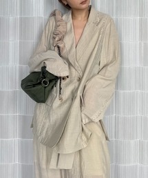 Ameri（アメリ）の「MEDI LINE LACE DOUBLE JACKET（テーラードジャケット）」